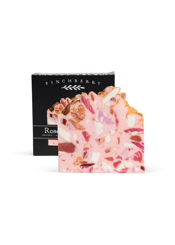 FinchBerry Handcrafted Boxed Vegan Soap - Rose