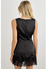 Lani Lace Trim Mini Dress