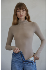 By Together Seamless Turtleneck Long Sleeve Bodysuit