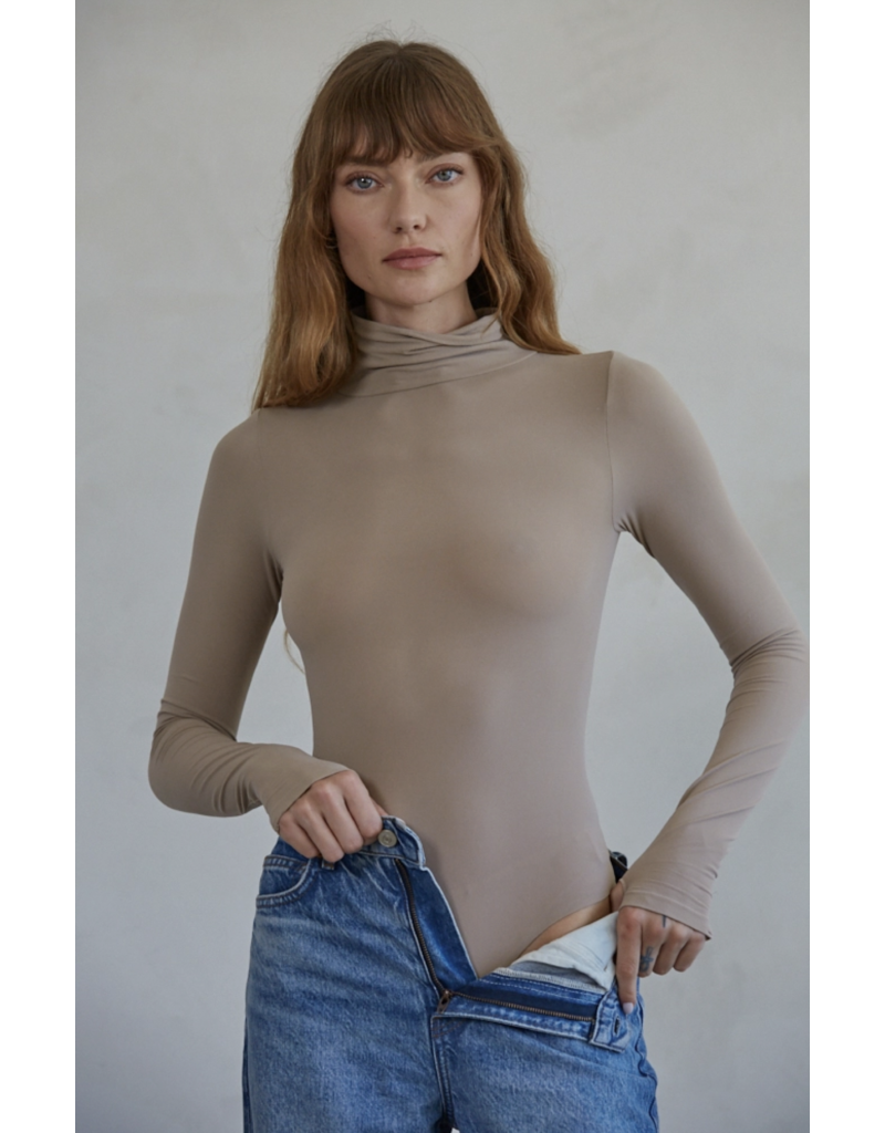 By Together Seamless Turtleneck Long Sleeve Bodysuit
