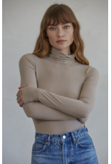 By Together Seamless Turtleneck Long Sleeve Bodysuit