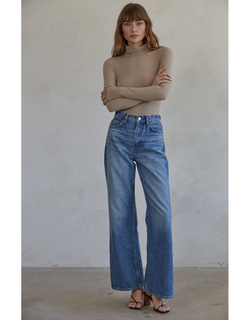 By Together Seamless Turtleneck Long Sleeve Bodysuit