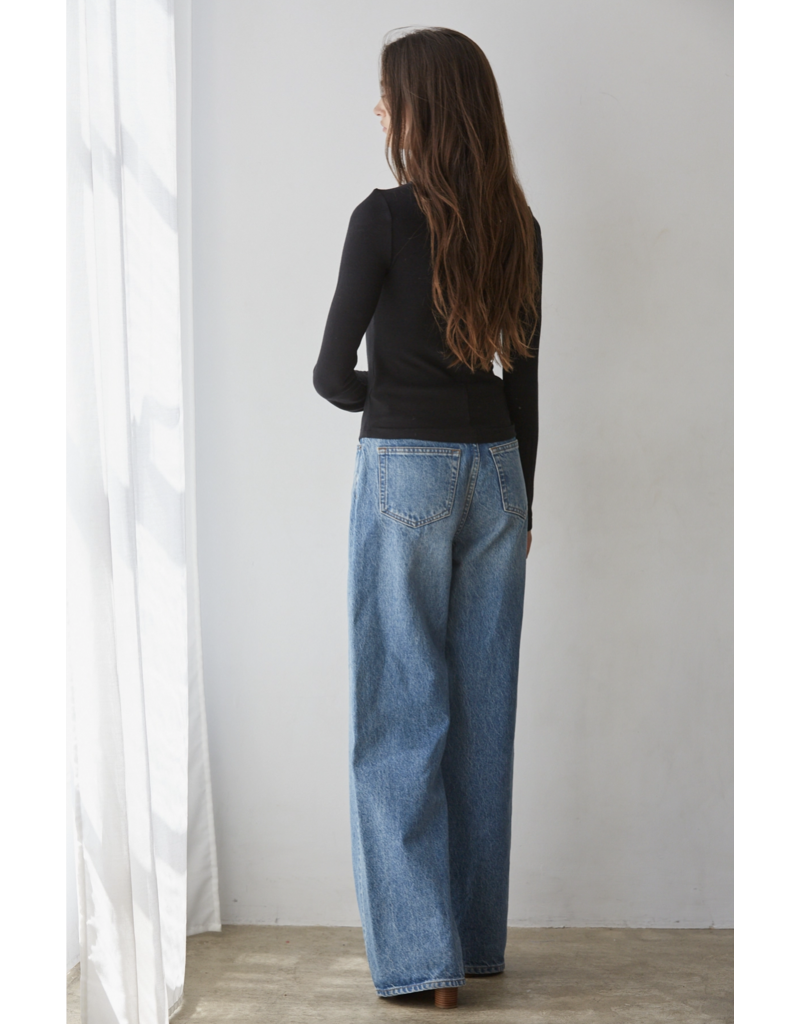 By Together Ribbed Henley Top