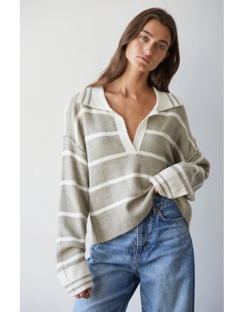 By Together Brandy Collared Sailor Sweater