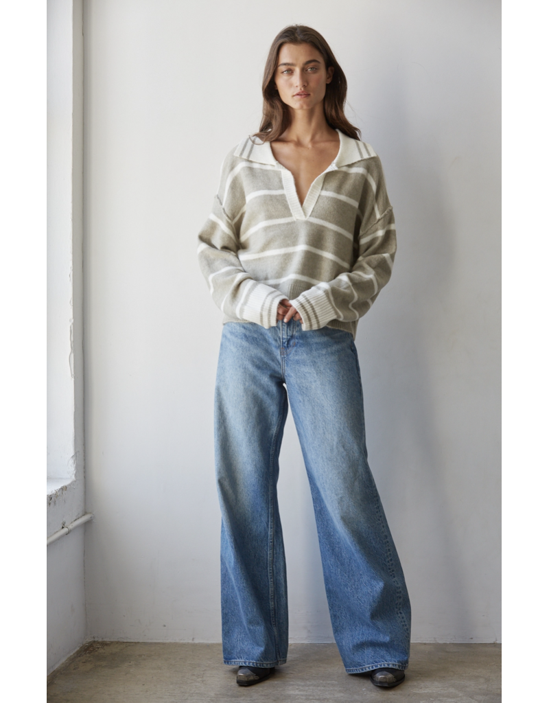 By Together Brandy Collared Sailor Sweater