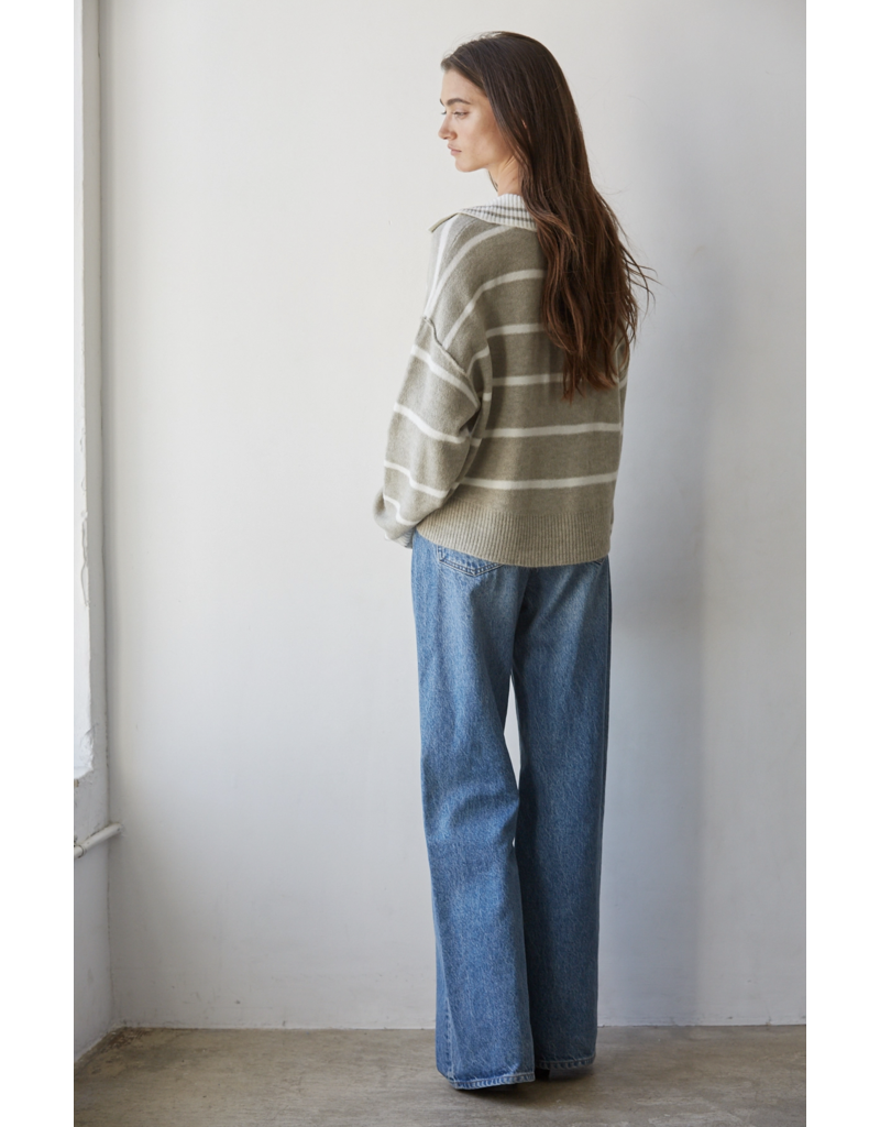 By Together Brandy Collared Sailor Sweater