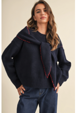 Paulina Sweater with Detached Scarf