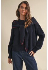 Paulina Sweater with Detached Scarf