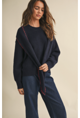 Paulina Sweater with Detached Scarf