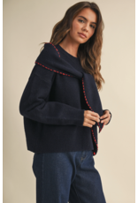 Paulina Sweater with Detached Scarf