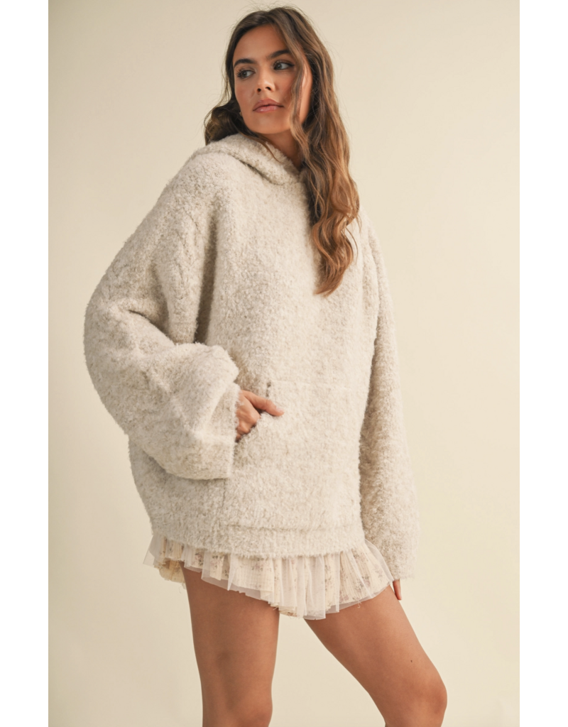 Iris Oversized Chunky Hoodie Sweater