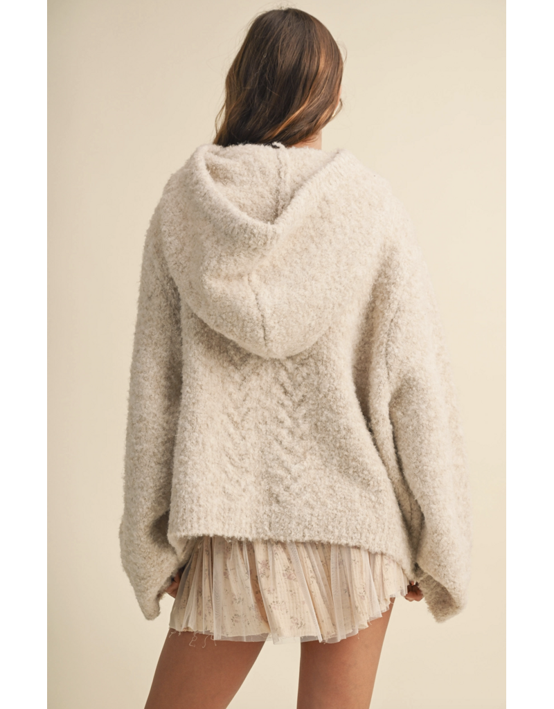 Iris Oversized Chunky Hoodie Sweater