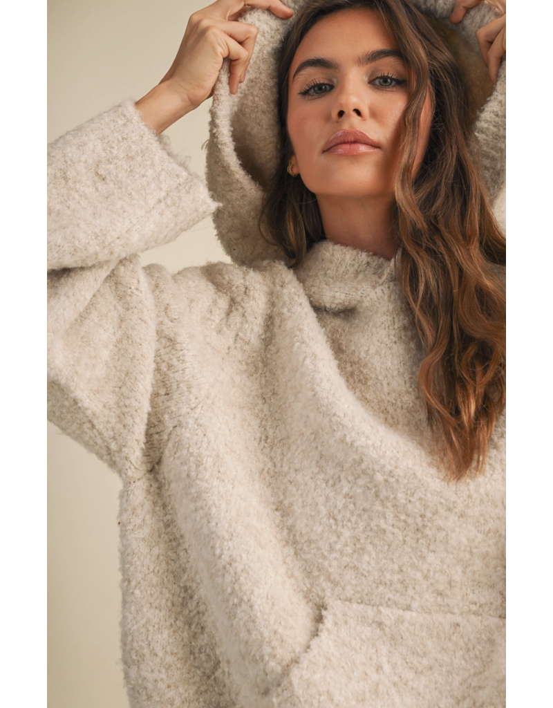 Iris Oversized Chunky Hoodie Sweater