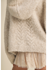 Iris Oversized Chunky Hoodie Sweater