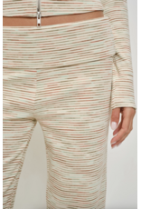 Pretty Garbage Sailor Striped Fold Over Pants