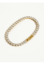 Flanerie René Non-Tarnish Rhinestone Dressy Bracelet