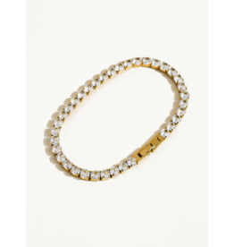 Flanerie René Non-Tarnish Rhinestone Dressy Bracelet