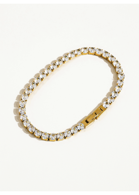 Flanerie René Non-Tarnish Rhinestone Dressy Bracelet