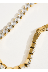 Flanerie René Non-Tarnish Rhinestone Dressy Bracelet