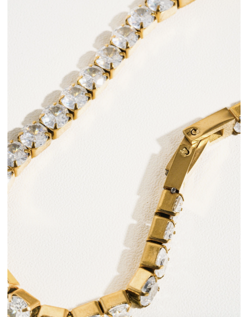 Flanerie René Non-Tarnish Rhinestone Dressy Bracelet