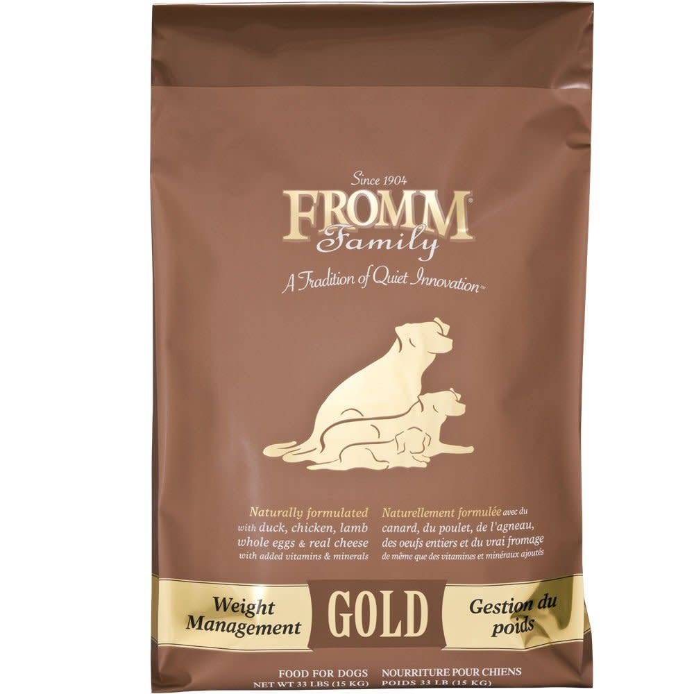 fromm dog food weight management