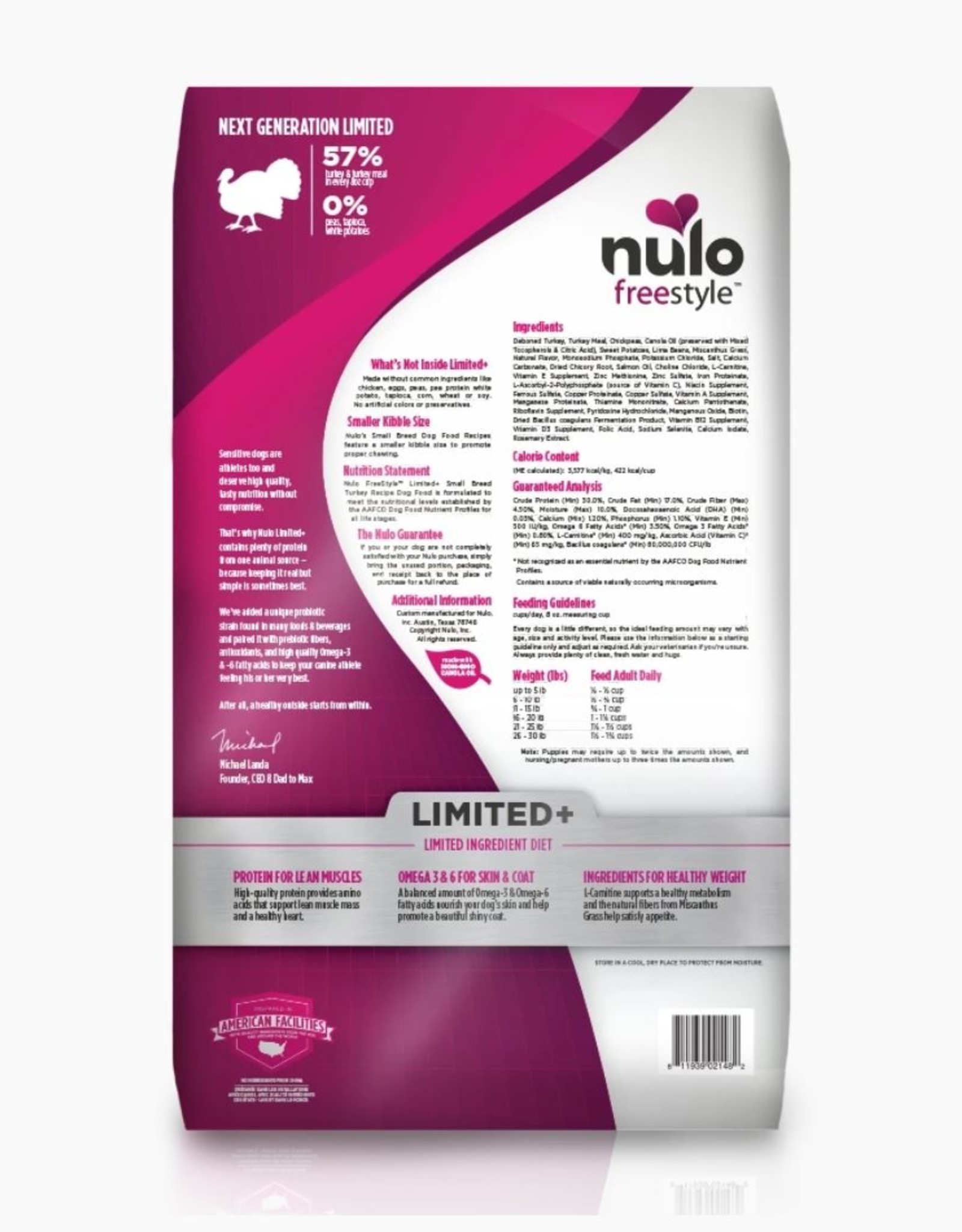 Nulo Limited+ Turkey Small Breed