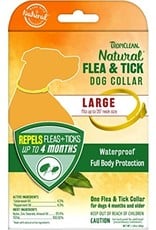 TropiClean Natural Flea & Tick Repellent Dog Collar - Large