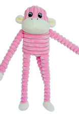 ZippyPaws ZippyPaws Spencer the Crinkle Monkey - Small Pink
