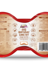 Puppy Cake Cake Mix Birthday Cake with Frosting & Candle, Peanut Butter
