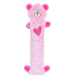 ZippyPaws Valentine's Jigglerz- Pink Bear