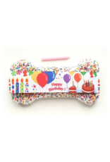 Woofables Bakery Small Birthday Bone with Sprinkles & Candle