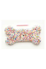 Woofables Bakery Large Birthday Bone with Sprinkles & Candle