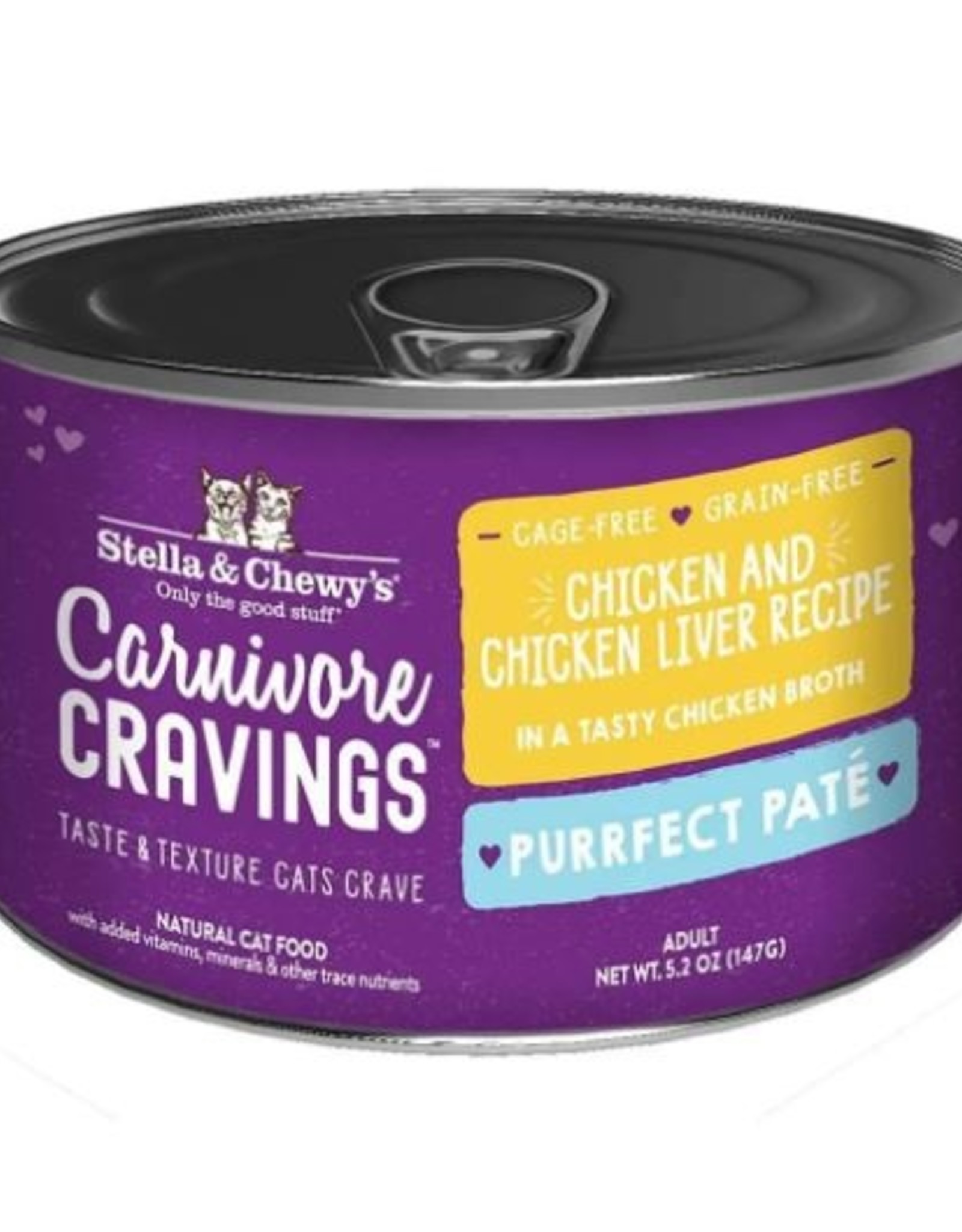 Stella & Chewy's Cat Cravings Chicken/Chickenliver Pate 5.2 oz.