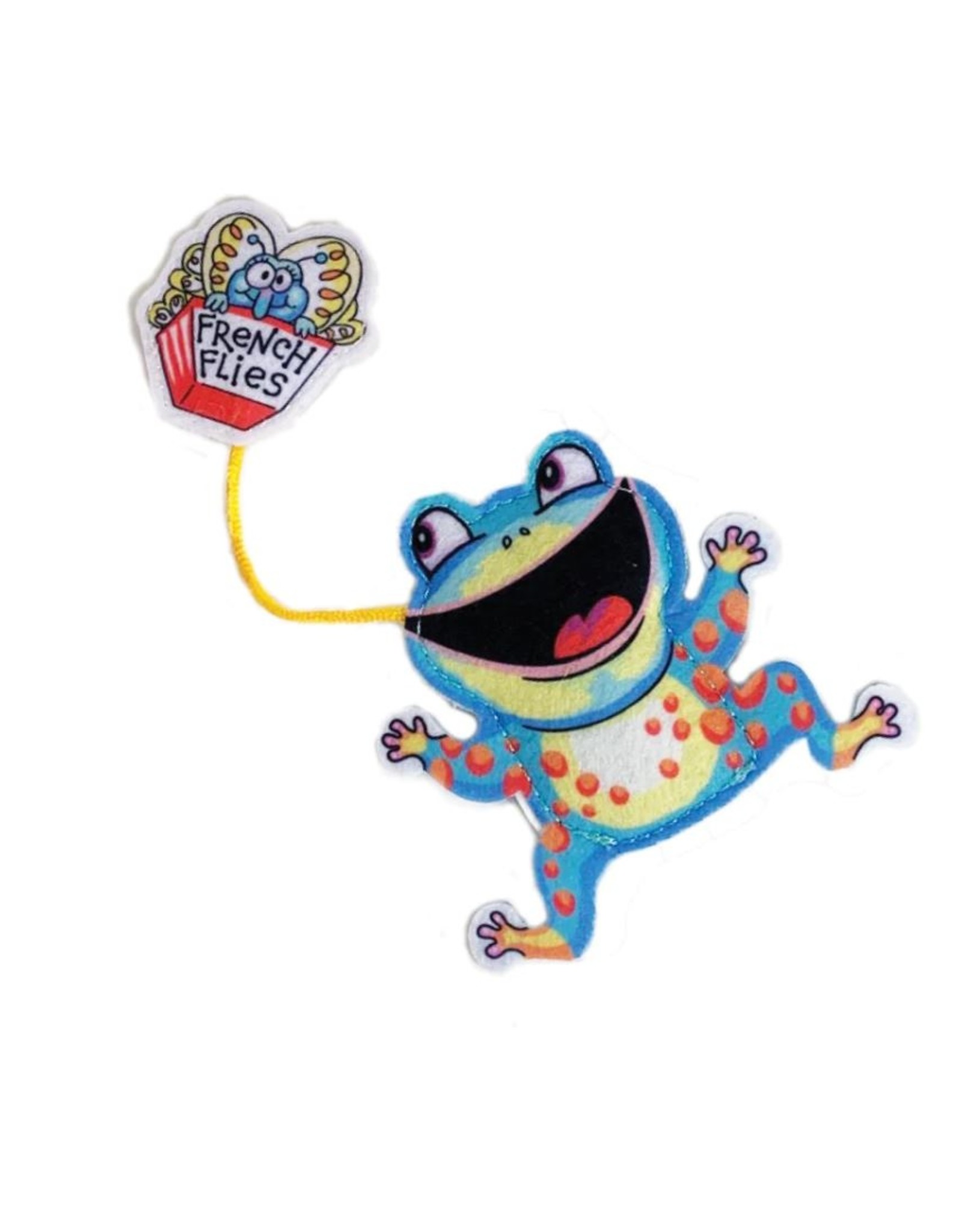 Fuzzu Fuzzu Fast Food- Frog & French Flies Cat Toy