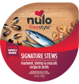 Nulo  FreeStyle Cat & Kitten Stew Cup Grain-Free Mackerel, Shrimp, & Mussel 2.8oz