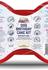 Cake Mix Birthday Cake w/ Frosting & Candle, Birthday Cake w/Sprinkles
