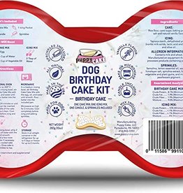 Cake Mix Birthday Cake w/ Frosting & Candle, Birthday Cake w/Sprinkles