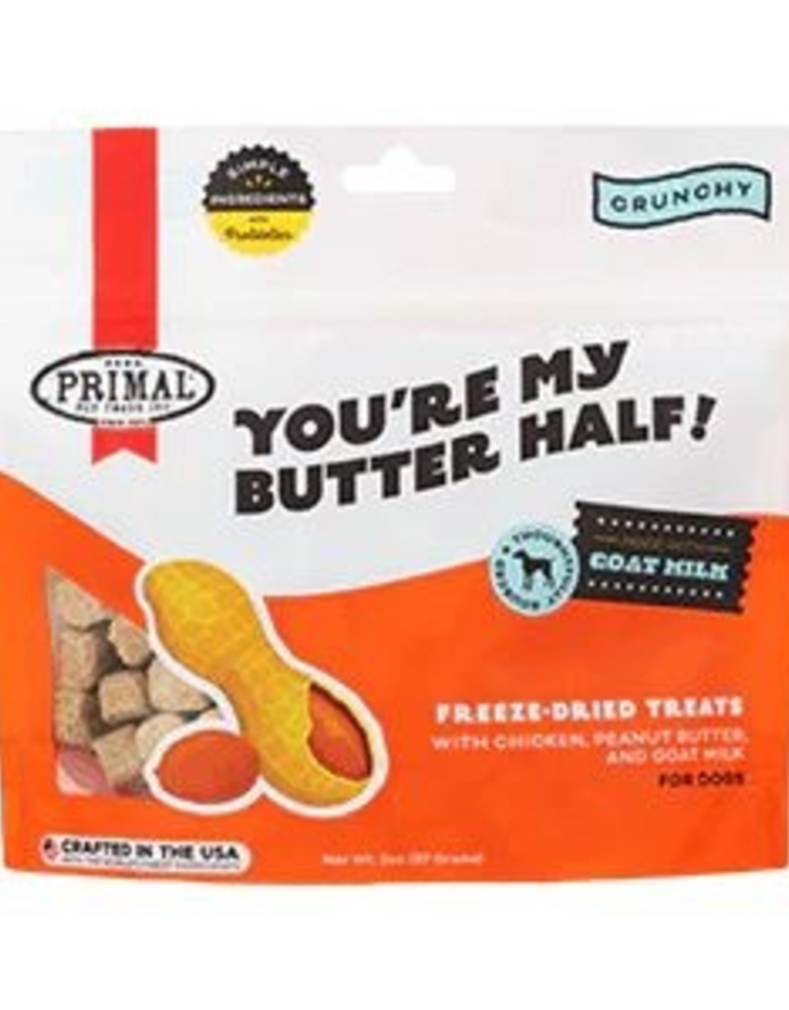 Primal Pet Foods Primal- You're My Butter Half  Dog Treats