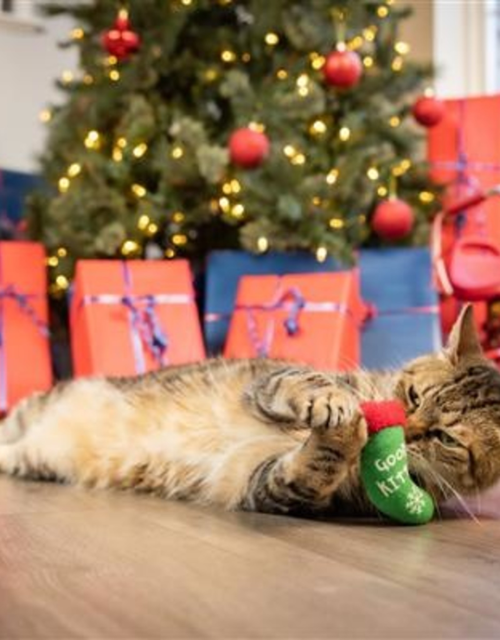 Huxley & Kent Good/Bad Kitty Stocking Cat Toy