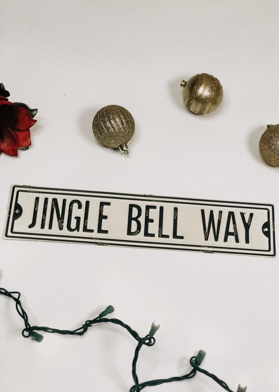 Jingle Bell Way Street Sign