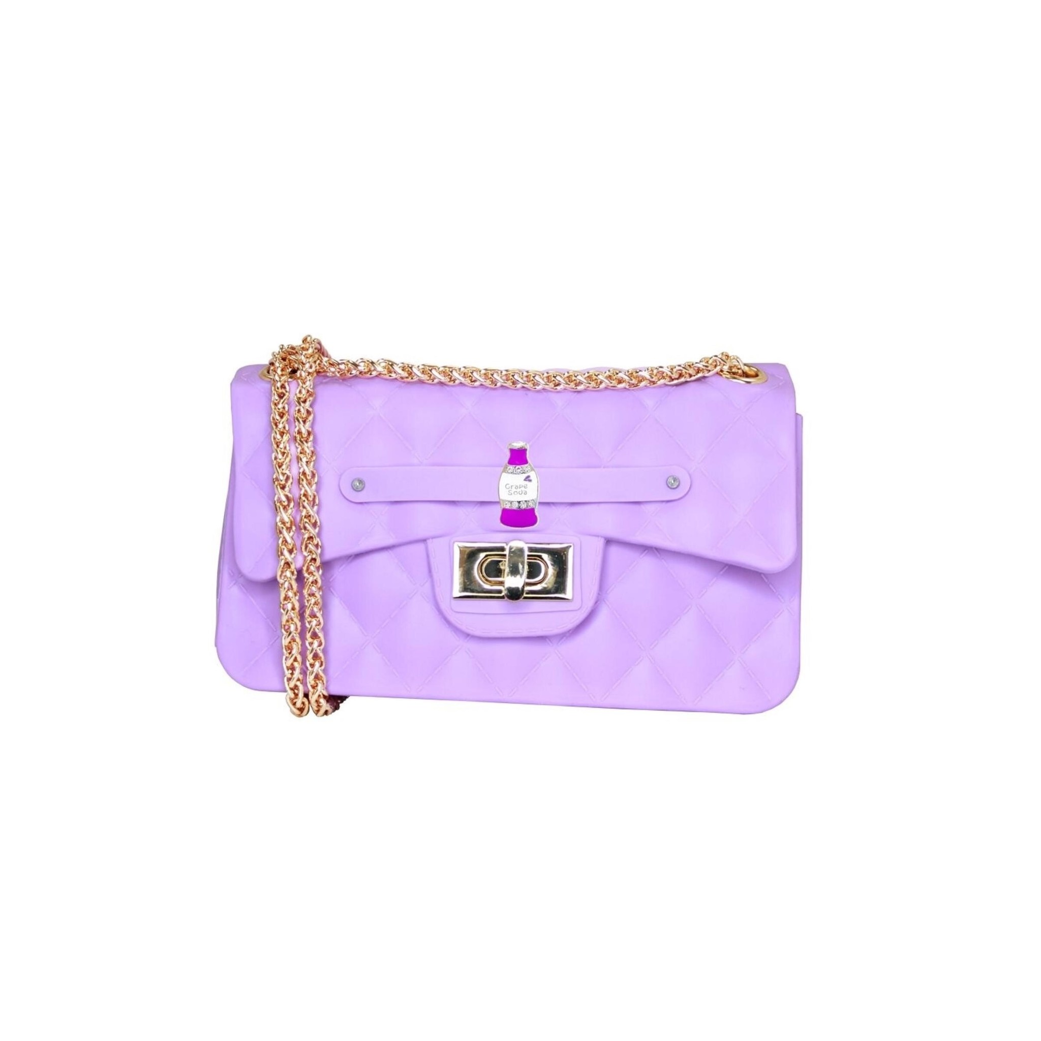 purple side bag