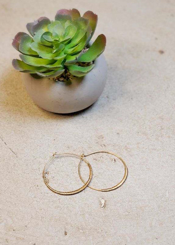 Wire Wrapped Hoops