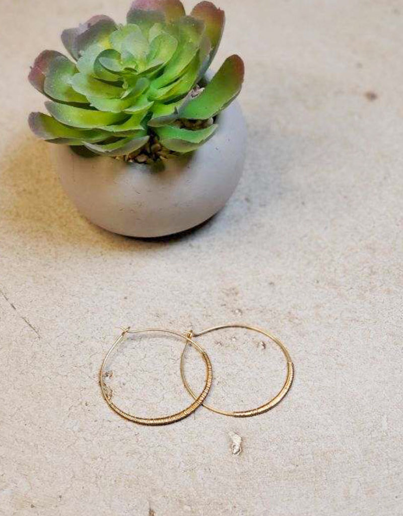 Wire Wrapped Hoops