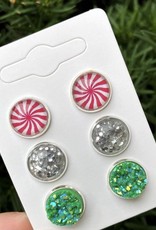 509 Broadway Christmas Stud Earrings