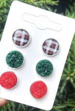 509 Broadway Christmas Stud Earrings