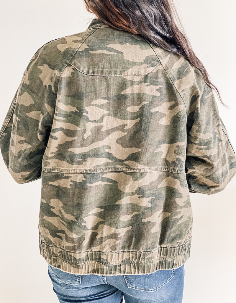 Cruz Bomber Camo Jacket - 509 Broadway