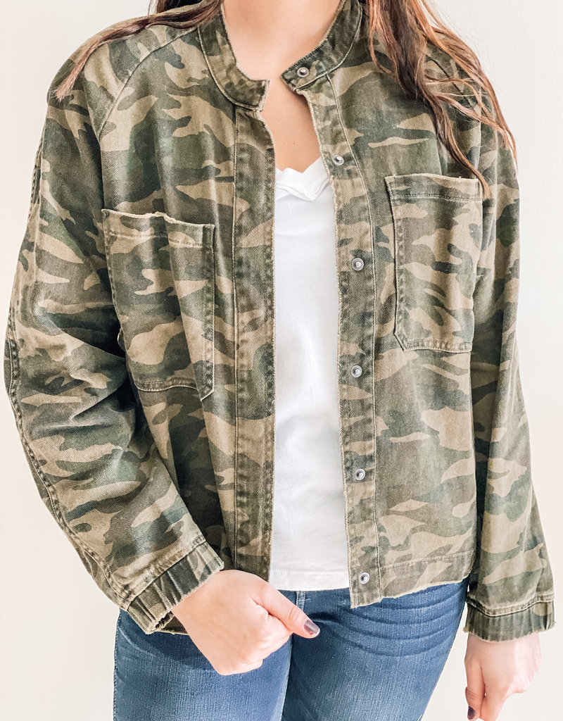 Cruz Bomber Camo Jacket - 509 Broadway