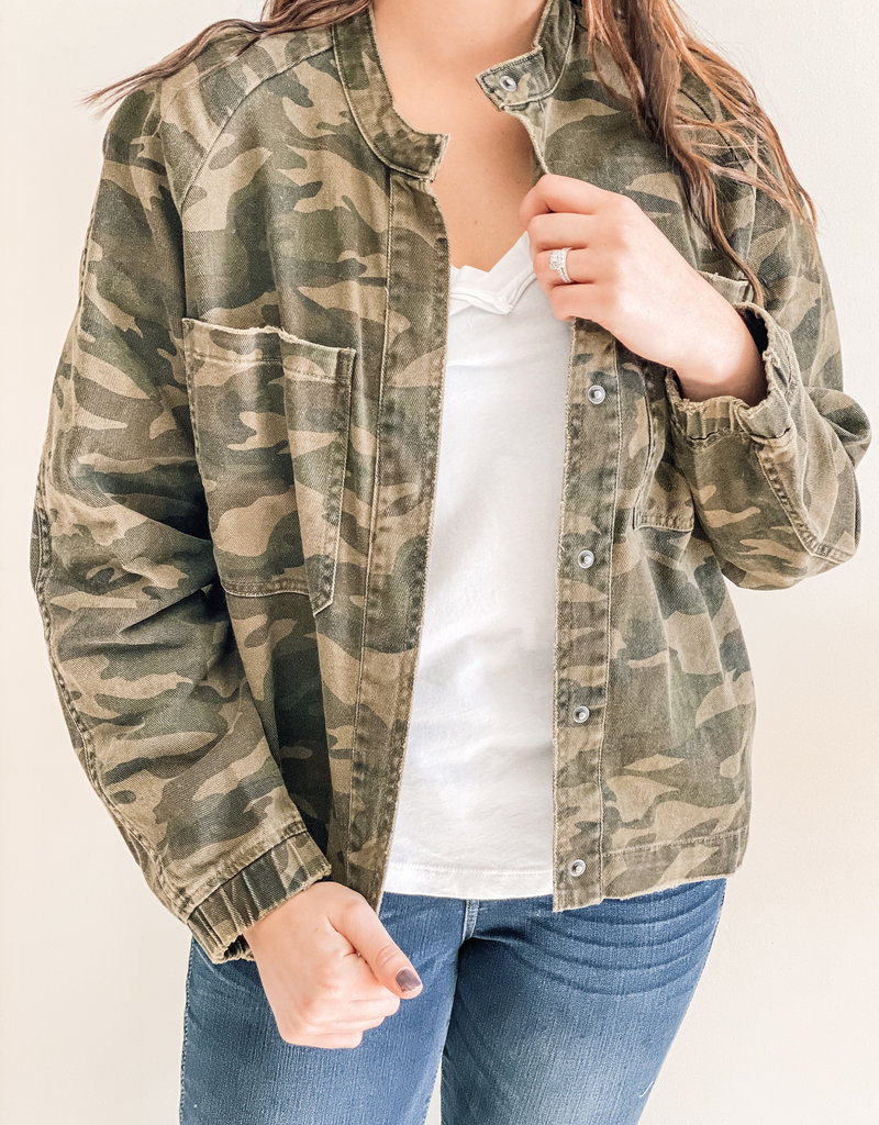 Cruz Bomber Camo Jacket - 509 Broadway