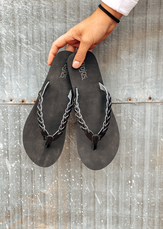 509 Broadway Navida Braided Sandal