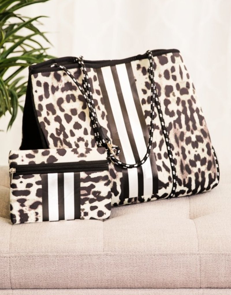 509 Broadway Neoprene Tote W/ Pouch